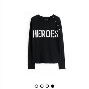 Zadig & Voltaire Cashmere Reglis Bis C Sz Small